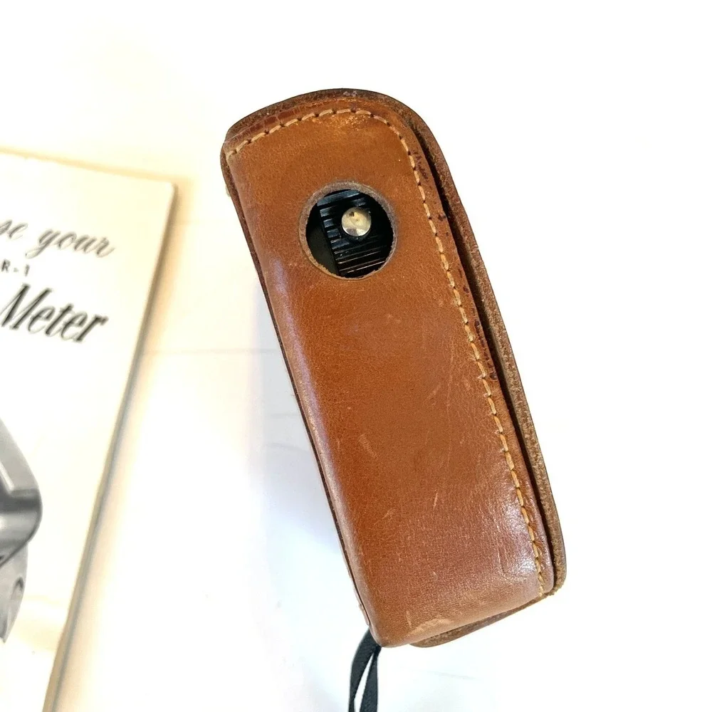 Vintage GE PR-1 Exposure Meter Light Meter w/ Case Manual Untested USA‎